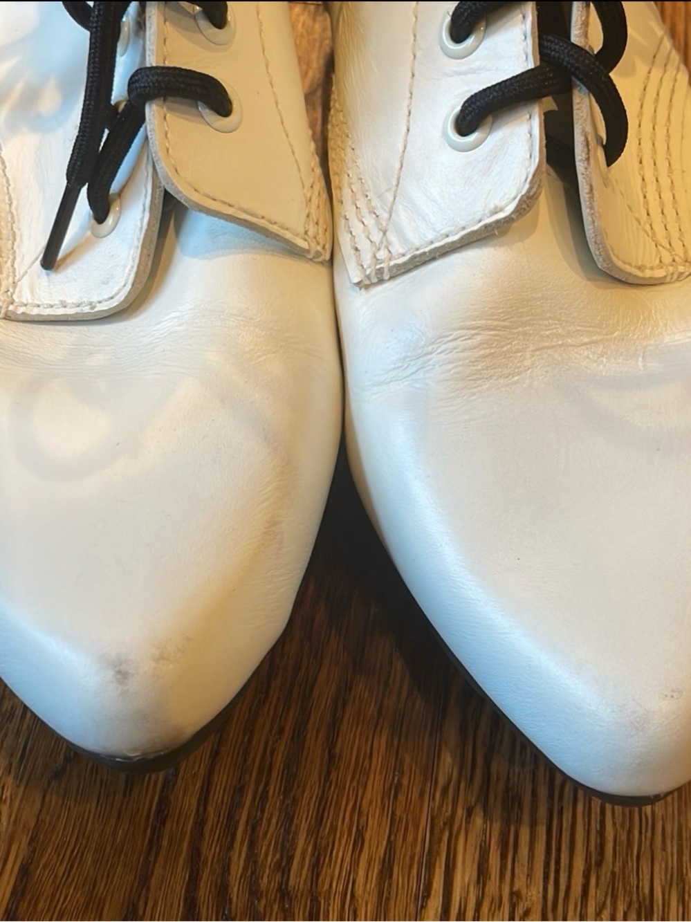 RARE Dr. Martens Bianca White Lace-Up Pointed Toe Boots - Picture 5 of 7